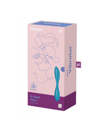 Satisfyer G-Spot Flex 1 Multi-Vibrador Petrol 1Un