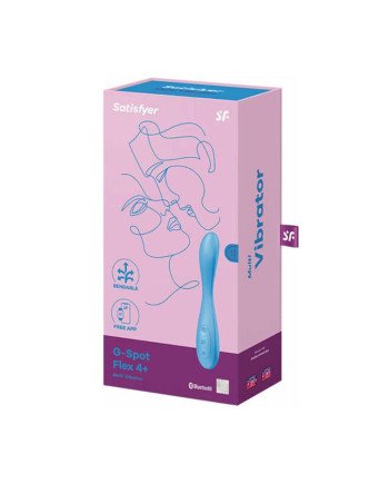 Satisfyer G-Spot Flex 4+ Multi-Vibrador Azul 1Un