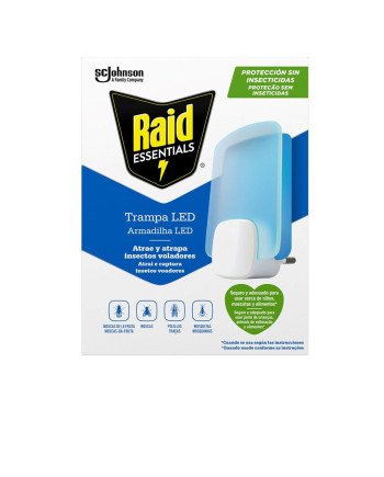 TRAMPA LED luz antiinsectos sin insecticida aparato + recambio 2 u