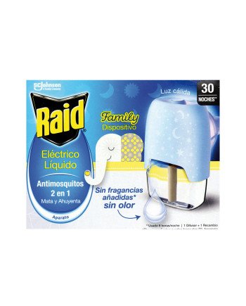 FAMILY ANTIMOSQUITOS aparato + recambio 30 noches