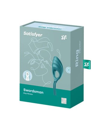 Satisfyer Swordmanman Anillo Vibrador Verde 1Un