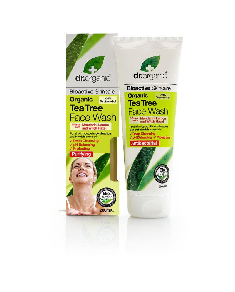 BIOACTIVE ORGANIC tea tree face wash 200 ml