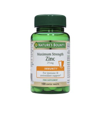 ZINC 25 mg comprimidos recubiertos 100 u