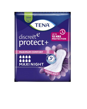 DISCREET compresa incontinencia maxi noche 12 u