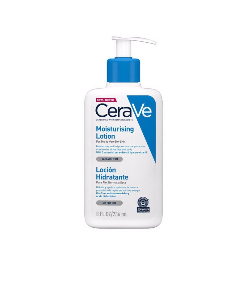 LOCIÓN hidratante cuerpo y rostro con fórmula ligera enriquecida con ácido hialurónico 236 ml