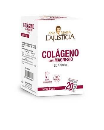 COLÁGENO CON MAGNESIO sabor fresa 20 sticks