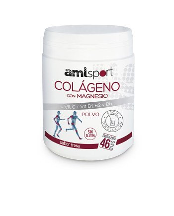 COLÁGENO CON MAGNESIO + VIT.C + VIT.B1.B2.B6 sabor fresa pol 350 gr