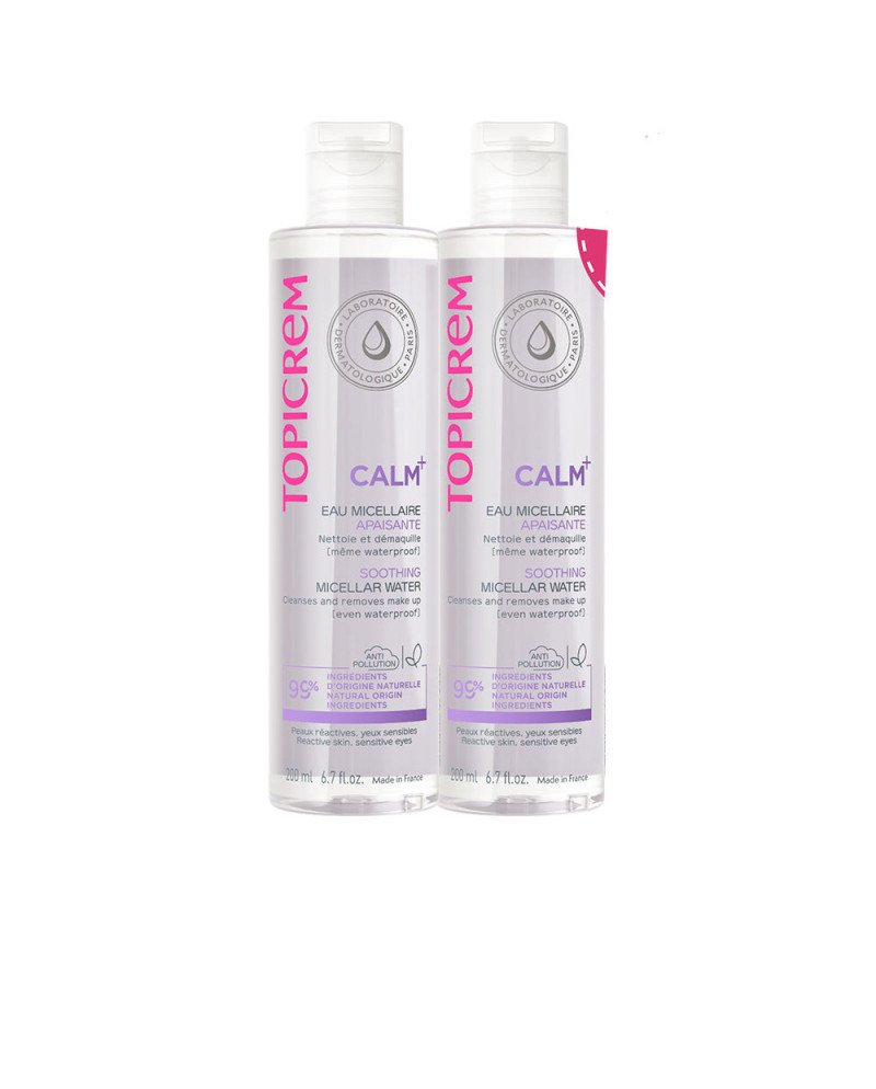 CALM+ agua micelar calmante pack 2 x 200 ml