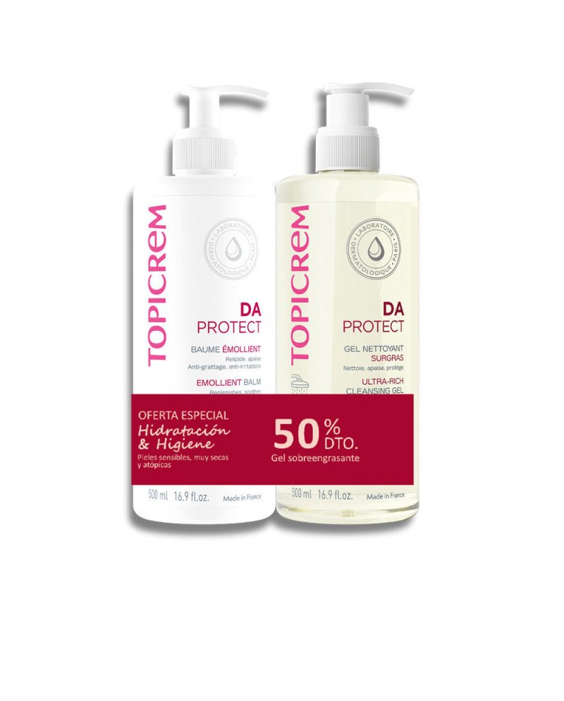 DA PROTECT BÁLSAMO EMOLIENTE 500 ML + GEL LIMPIADOR 500 ML PACK 2 pz