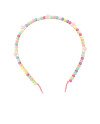 DIADEMA METAL con bolitas de colores 13 x 15, 5 cm 1 u