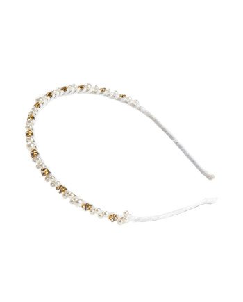 DIADEMA METAL con abalorios 1 u