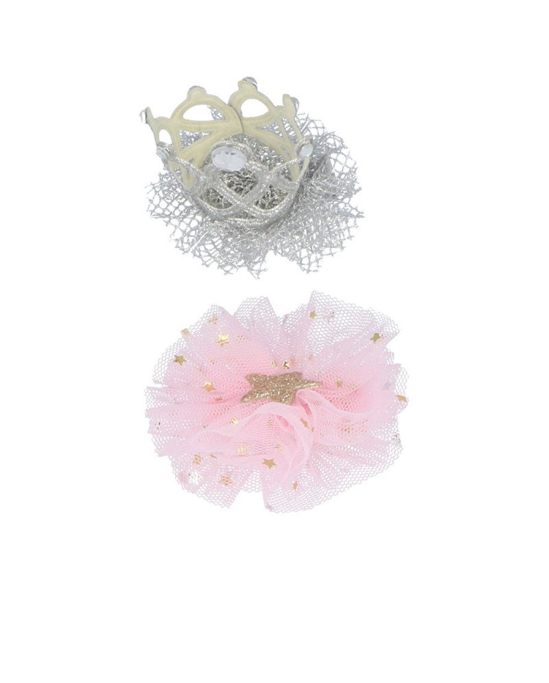 COCODRILO TUL Y CORONA EN CAJITA lote 2 pz