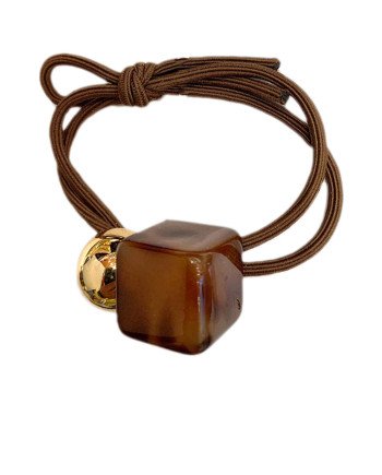 GOMA con adorno figura cubo y bola 1 u