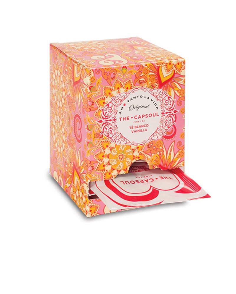 PIRÁMIDES ENSOBRADAS té blanco y vainilla 15 u