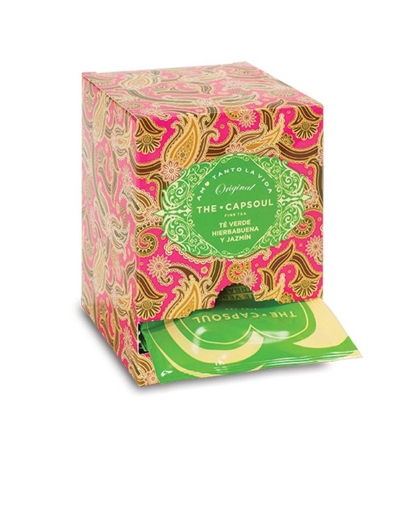 PIRÁMIDES ENSOBRADAS té verde hierbabuena jazmin 15 u