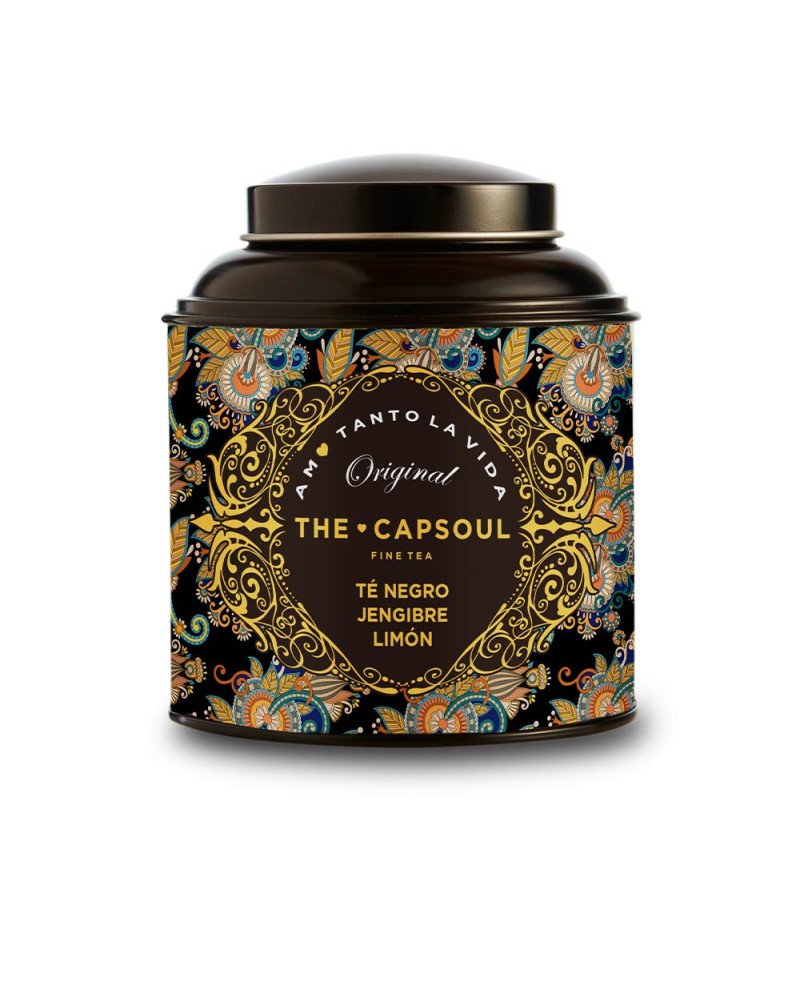 TÉ GRANEL negro, jengibre & limón 100 gr