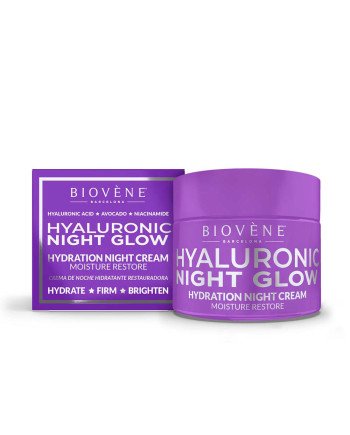 HYALURONIC NIGHT GLOW hydration night cream moisture restore 50 ml