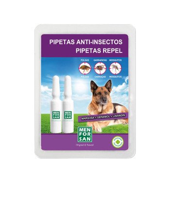 PIPETAS perro ant-insectos 2 u