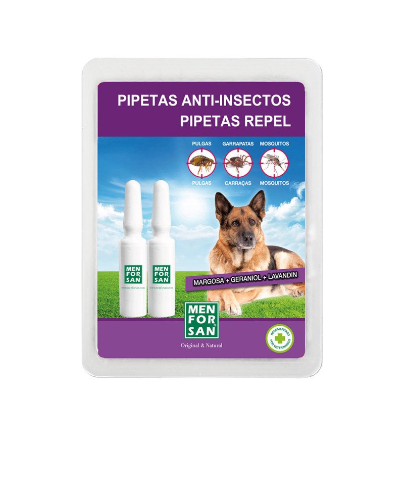 PIPETAS perro ant-insectos 2 u