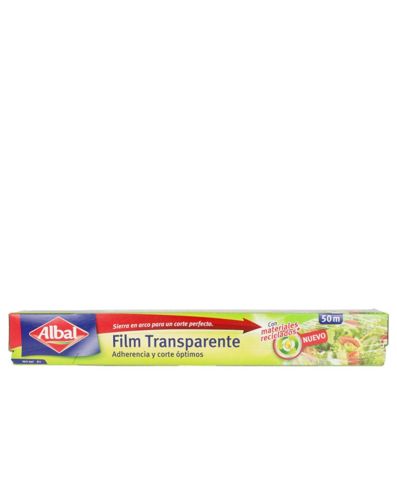FILM TRANSPARENTE con sistema corte fácil 50 metros