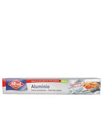 PAPEL ALUMINIO extra resistente fácil de cortar 50 metros