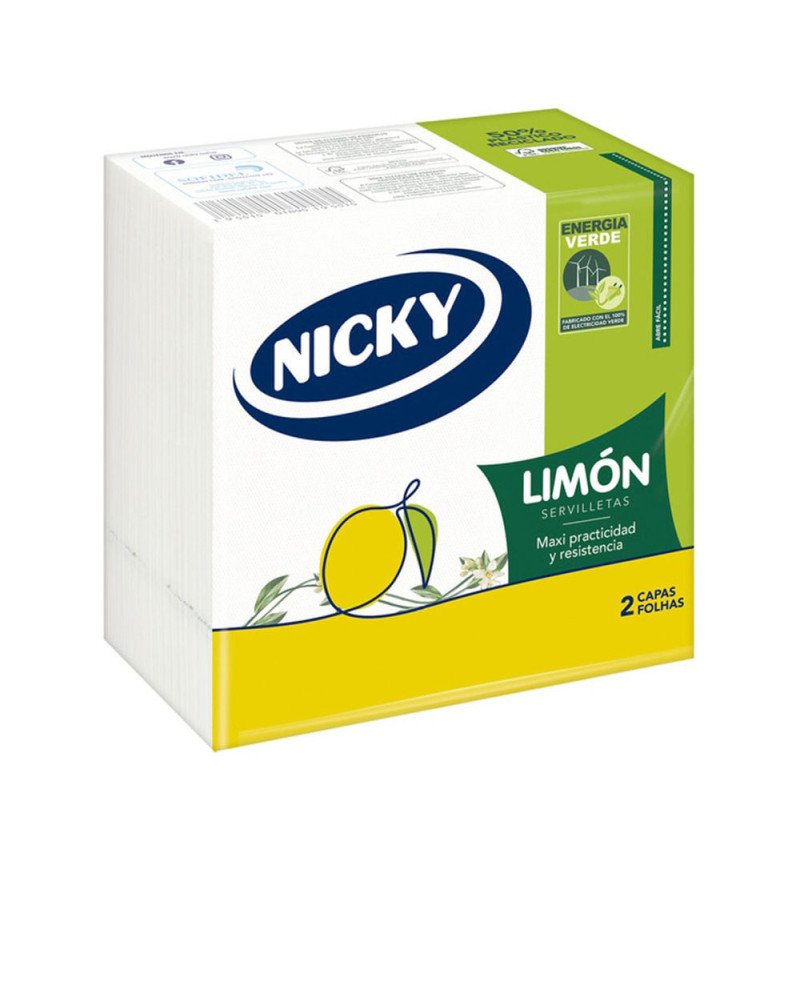 LIMÓN servilletas 33x33 2 capas 65 u