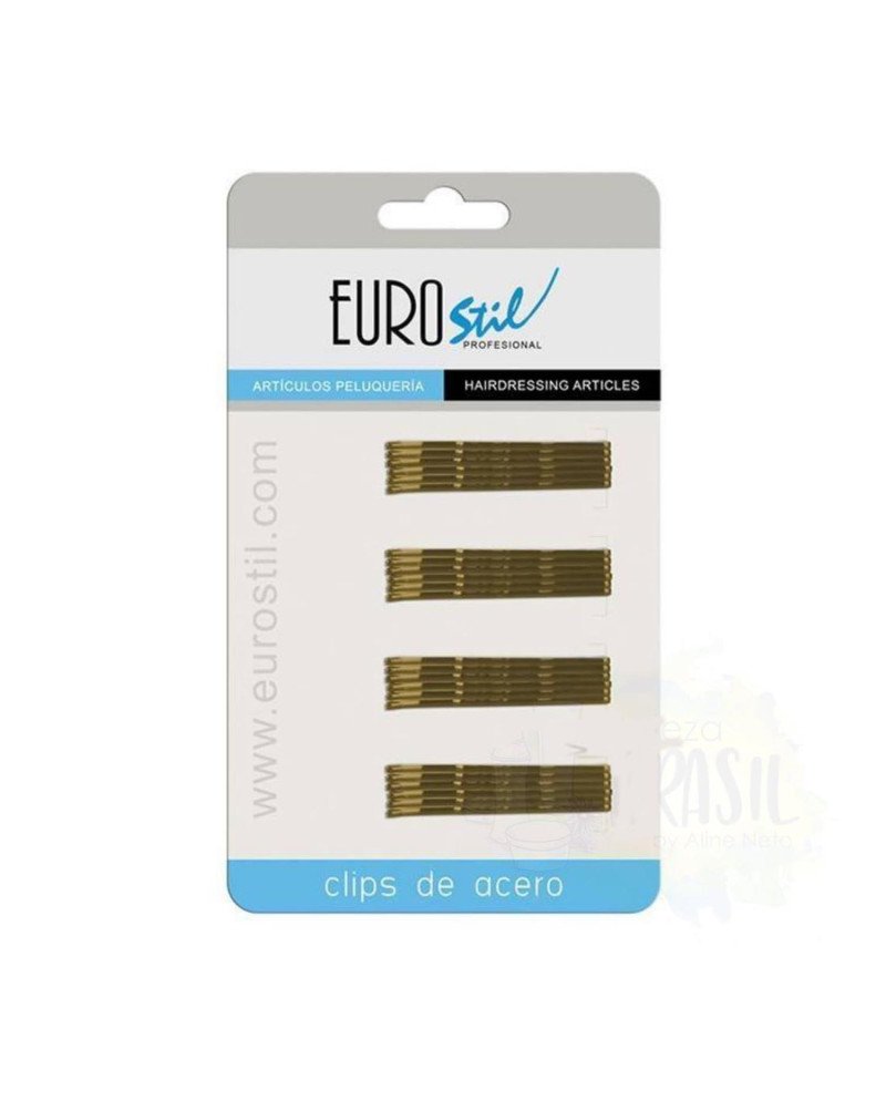 Eurostil Bronce Clips Ondina 50Mm 24Un