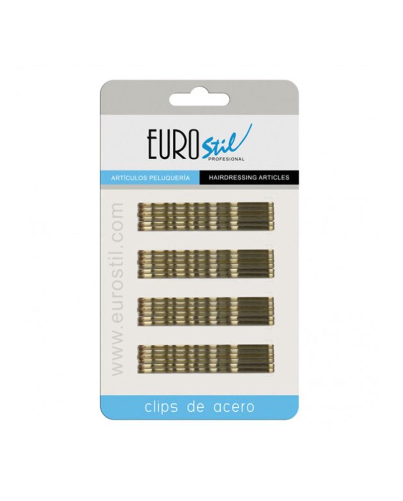Eurostil Bronce Clips Ondina 70Mm 24Un