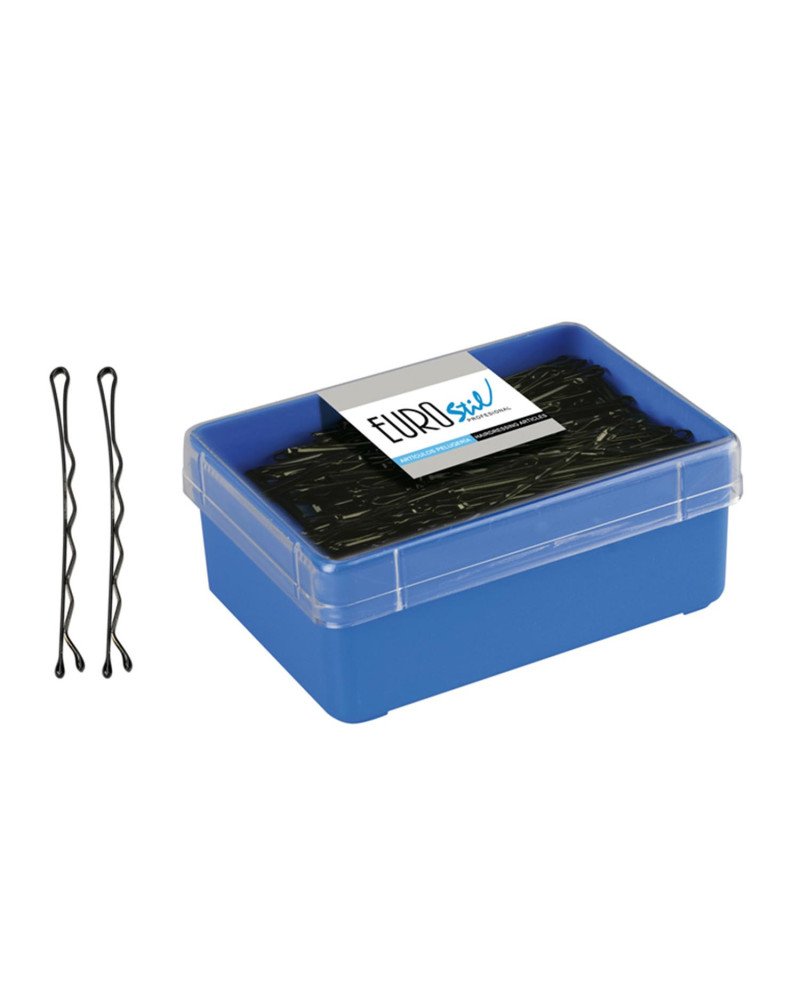 Eurostil Caja Clips Negros 70Mm Caja 150Un