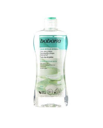 Babaria Aloe Vera Agua Micelar Bi-Phase Todo Tipo De Pieles 400Ml