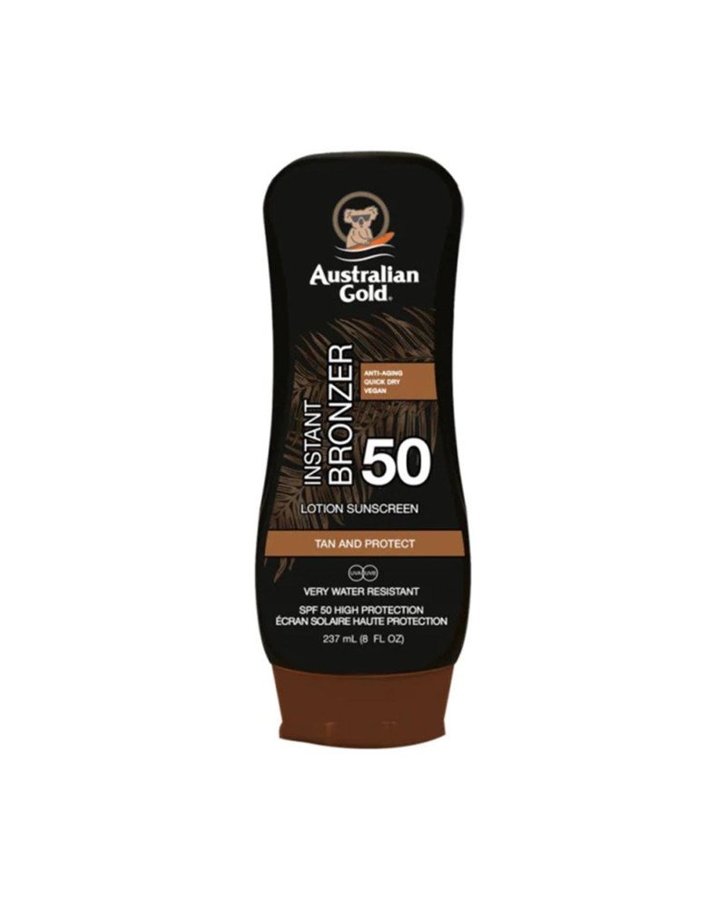 Australian Gold Instant Bronzer Locion Spf50 237Ml