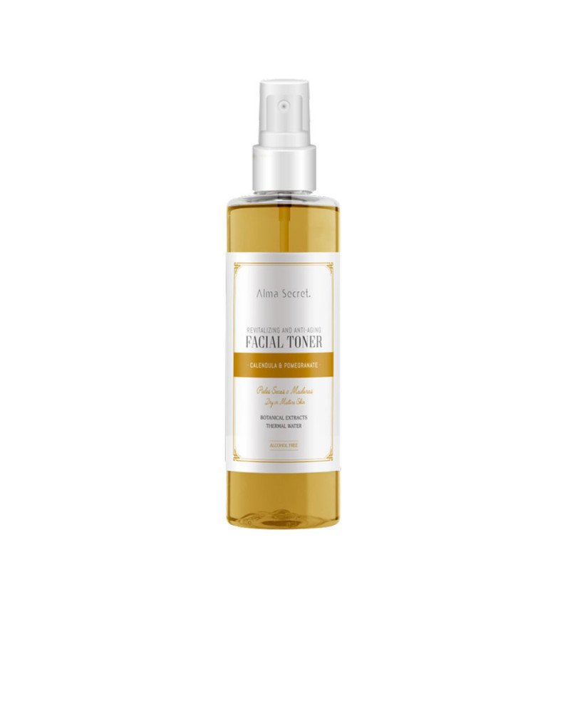 FACIAL TONER revitalizante y antiedad con caléndula & granada 200 ml