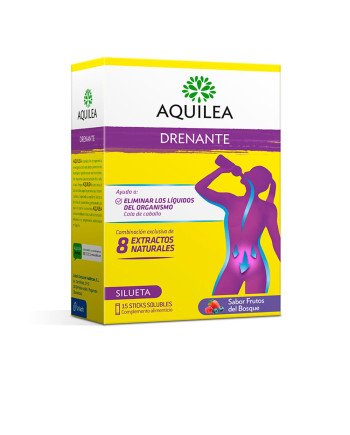 Drenante con Sabor a Frutos del Bosque 15 Sticks Solubles