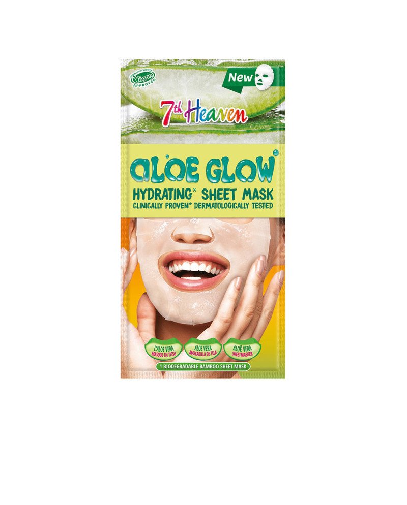 ALOE GLOW mascarilla de tela hidratante 16 gr