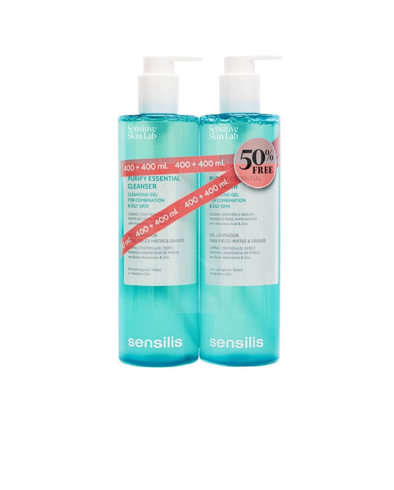 PURIFY ESSENTIAL CLEANSER gel limpiador 2 x 400 ml