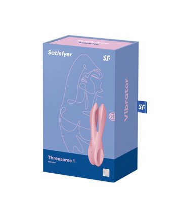 Satisfyer Threesome 1 Vibrador Rosa 1Un
