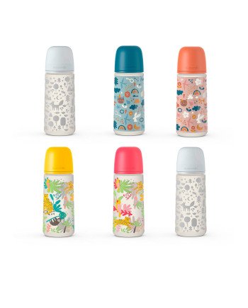 PRINTS biberón tetina fisiológica L 360 ml
