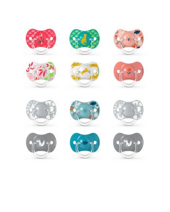 Chupete Fisiologico Silicona 6-18 m 2 Unidades