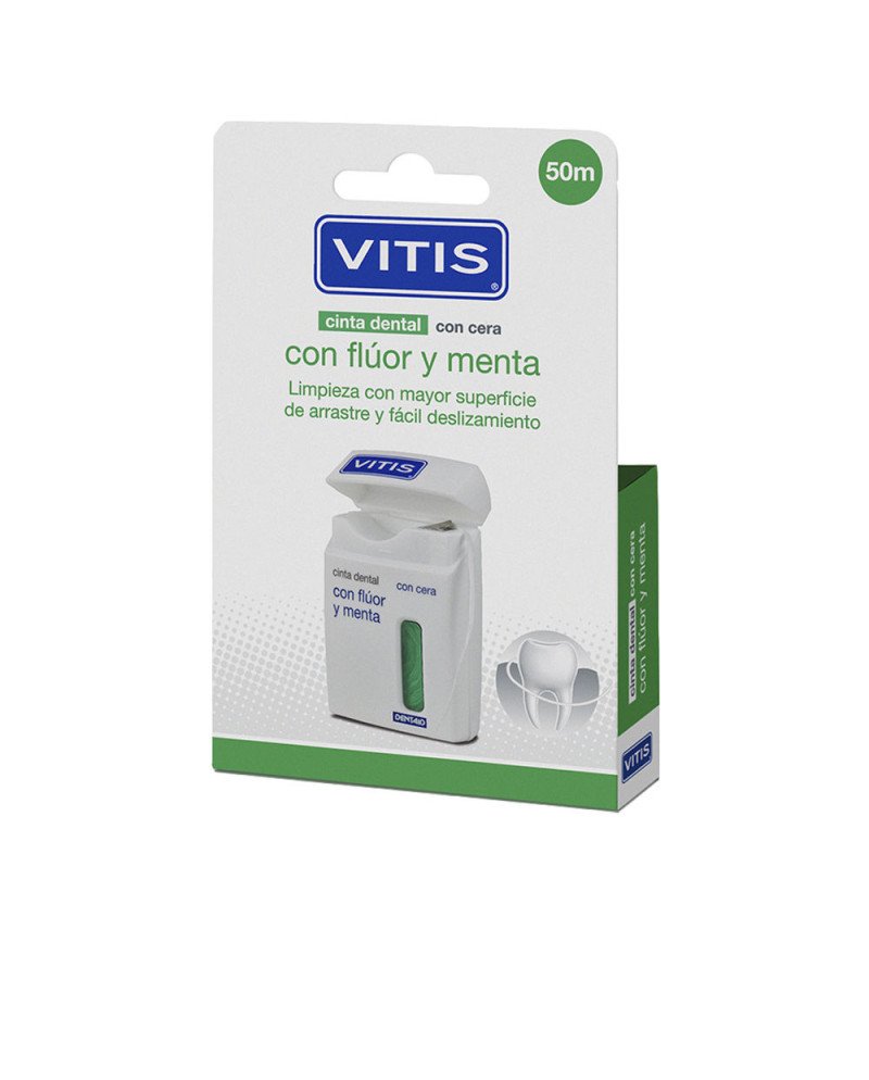 VITIS cinta dental con flúor y menta duo 2 u