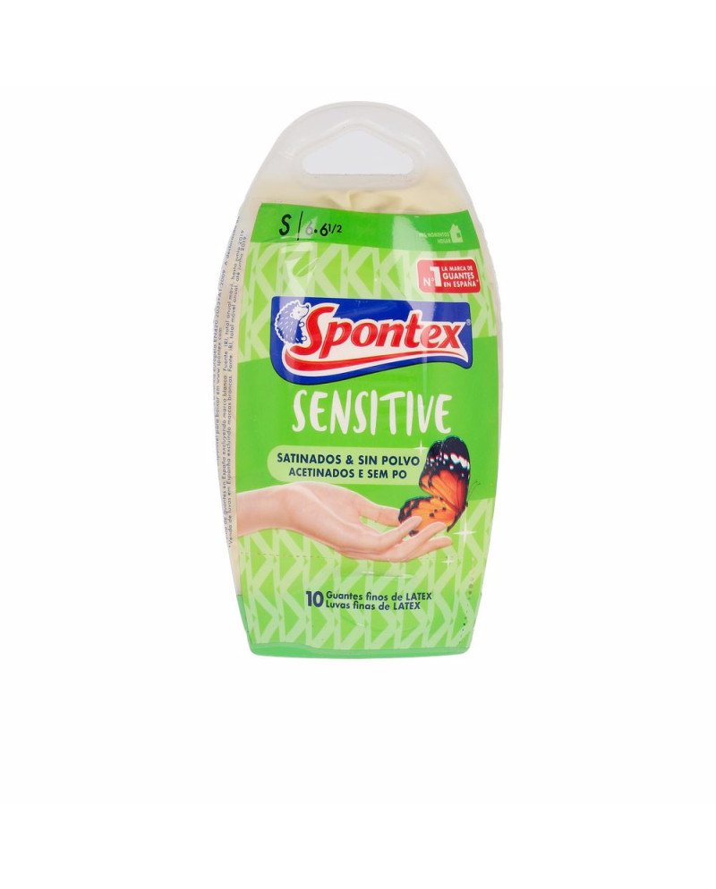 LATEX SENSITIVE guantes satinados sin polvo talla S