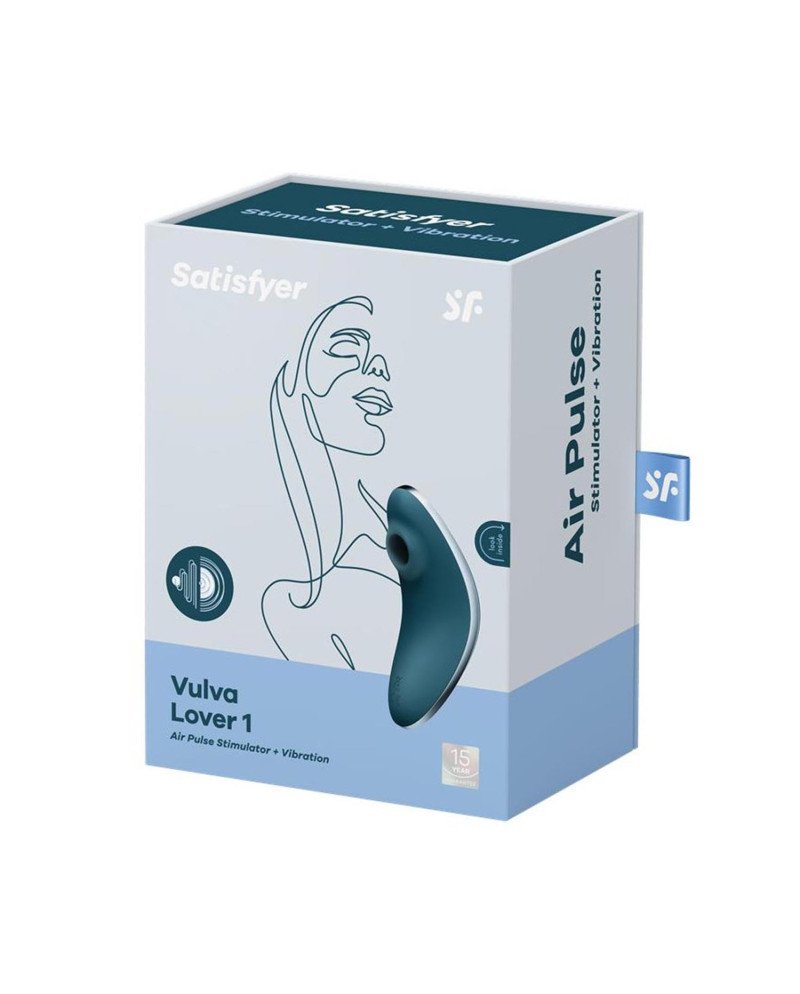 Satisfyer Vulva Lover 1 Vibrador Y Estimulador De Aire Azul 1Un