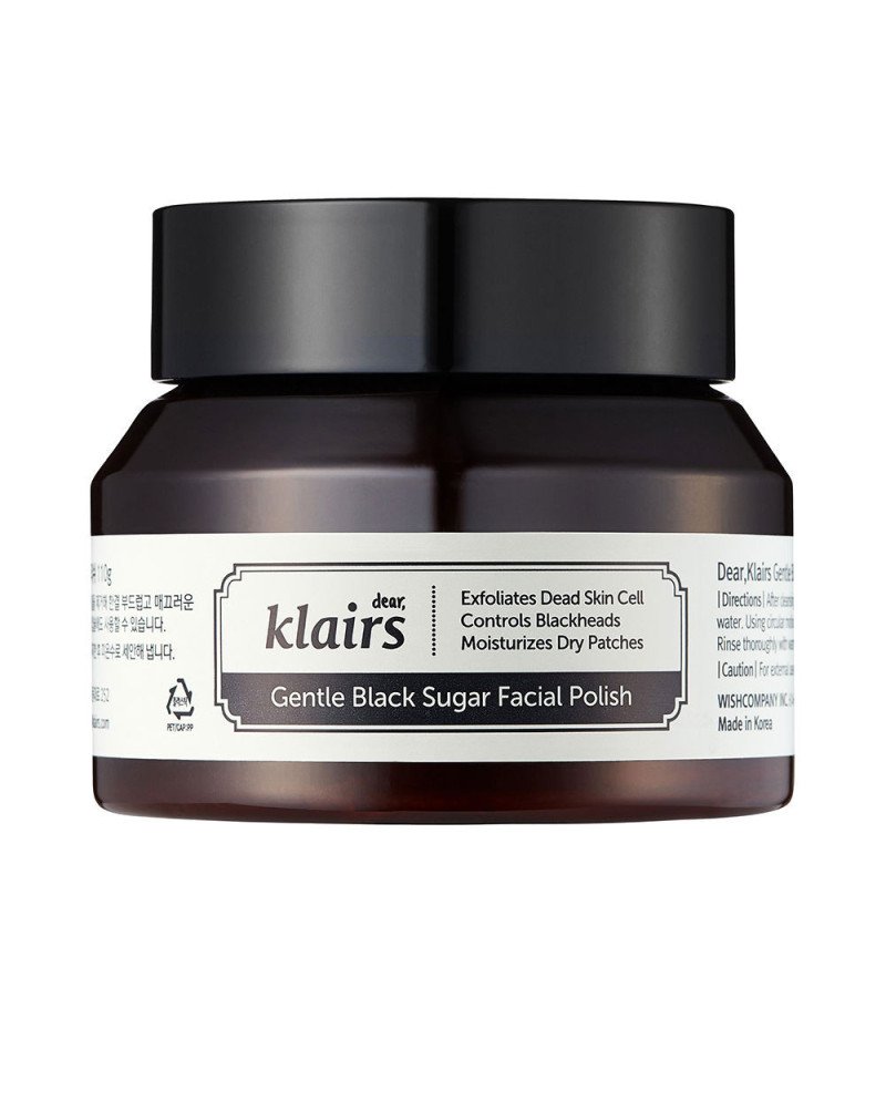 GENTLE BLACK sugar facial polish 110 gr
