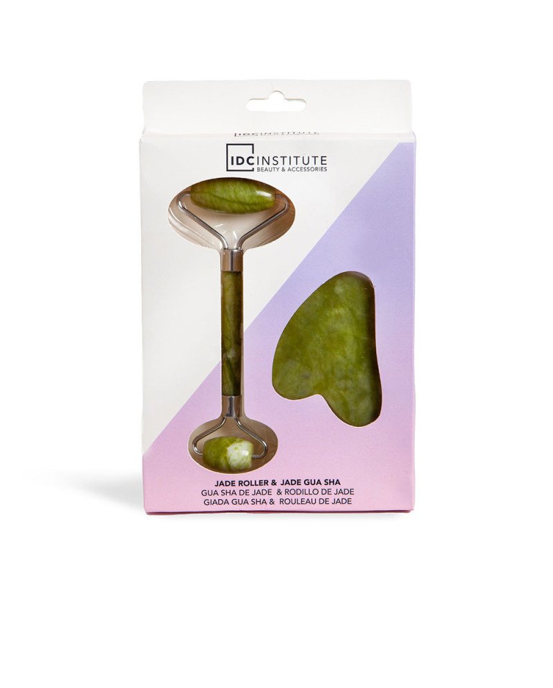 GUA SHA DE JADE & RODILLO DE JADE 2 pz