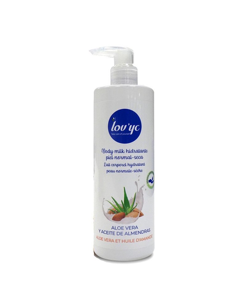 Lovyc Aloe Vera Y Almendras Leche Corporal Piel Normal A Seca400Ml