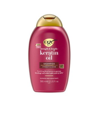 Champú anti-rotura del cabello con ACEITE DE QUERATINA 385 ml