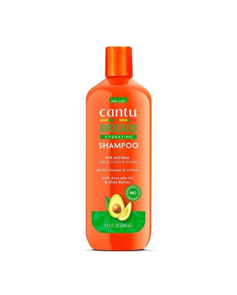 Cantu Avocado Champu Limpiador Cabellos Rizos Hidratante 400Ml