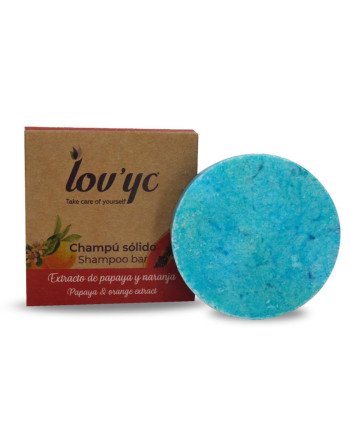 Lovyc Papaya Y Naranja Champu Solido 50Gr