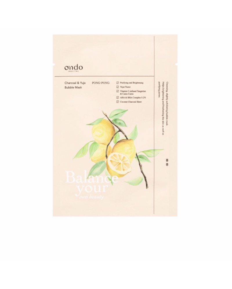 CHARCOAL & YUJA bubble mask 25 ml