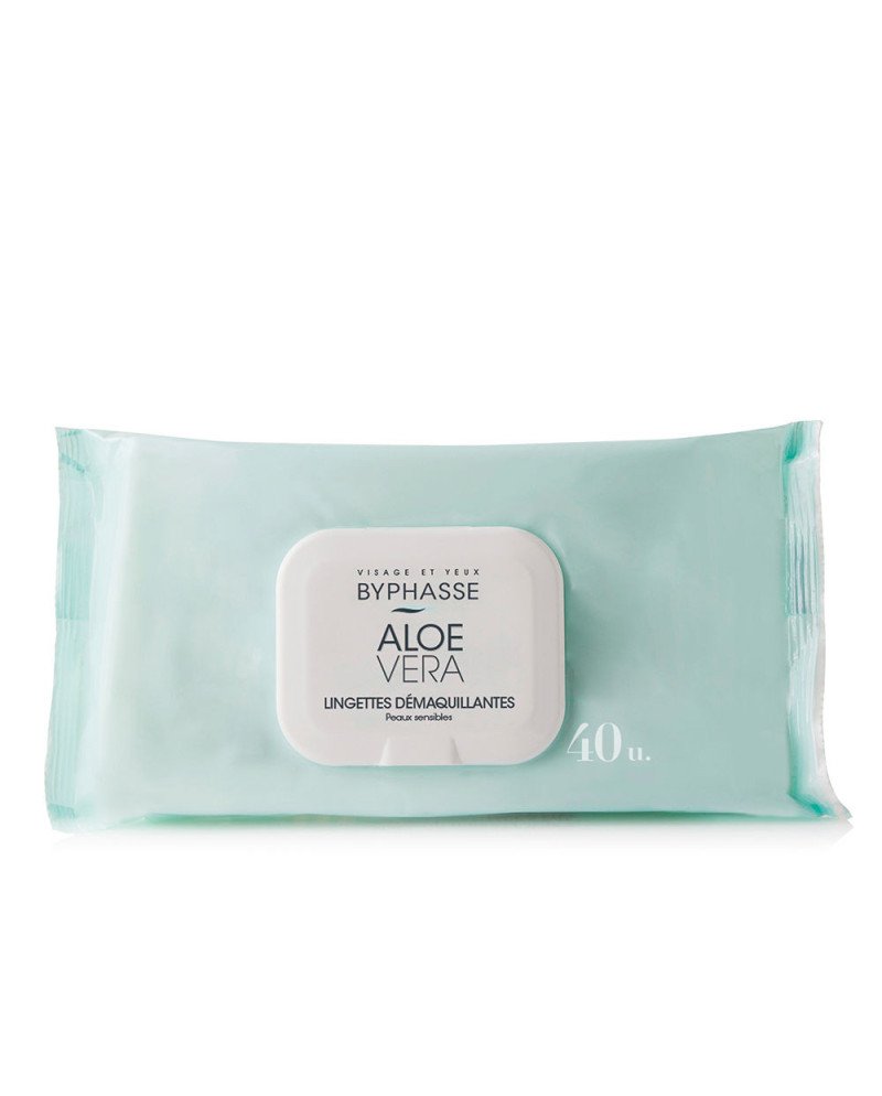 TOALLITAS DESMAQUILLANTES aloe vera 40 u