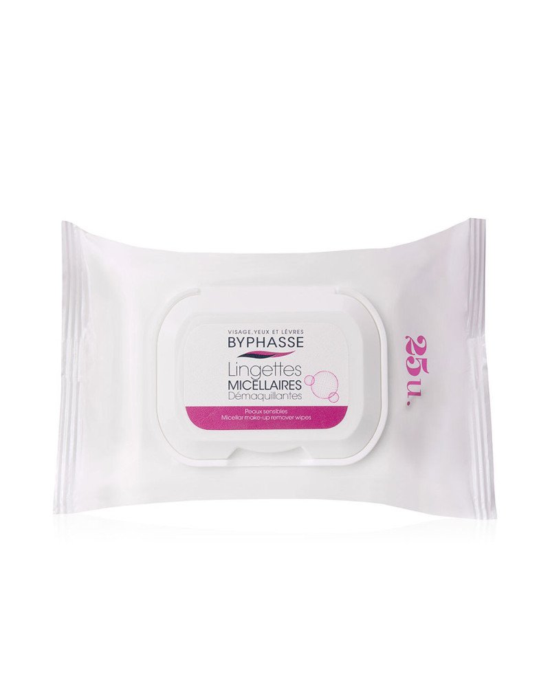 TOALLITAS DESMAQUILLANTES solución micelar 25 u